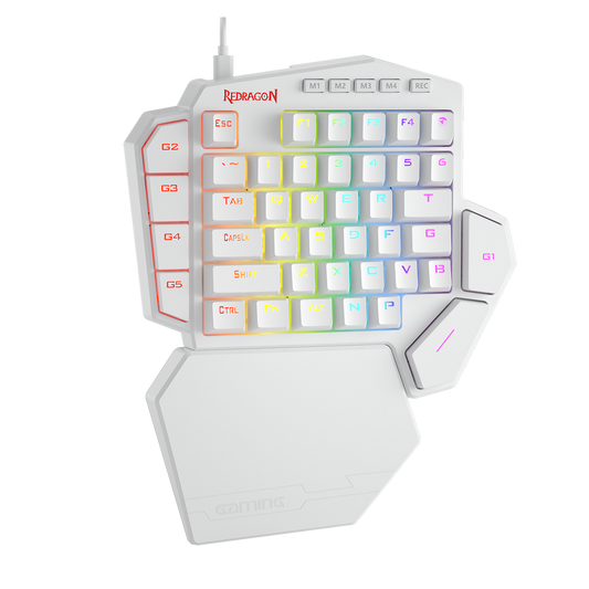 redragon EU k585 diti white one-haned keypad | show