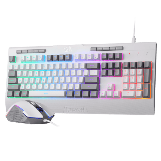 Redragon EU S151 Gaming Keyboard & Mouse Combo, 104 Keys K525 Wired RGB Membrane Keyboard and 10000 DPI Wired M616 Gaming Mouse Bundle | show