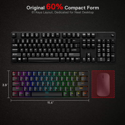 Redragon EU DRACONIC K530 mini wireless keyboard