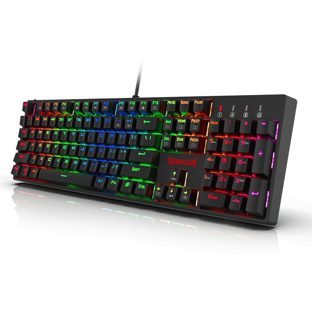 redragon EU k582 surara rgb led backlit mechanical gaming keyboard review