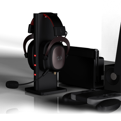 Reddragon EU, headset gamer redragon zeus h510, 7.1 som surround, drivers 53mm,  preto/vermelho - h510