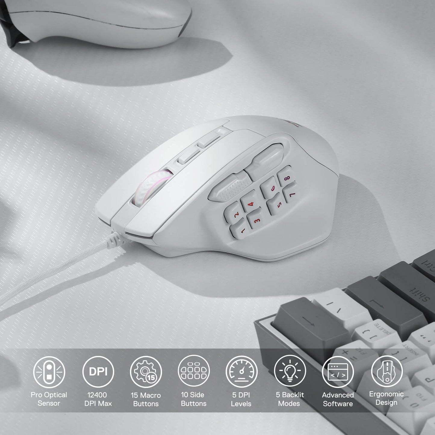 Redragon EU AATROX M811 MMO Gaming Mouse