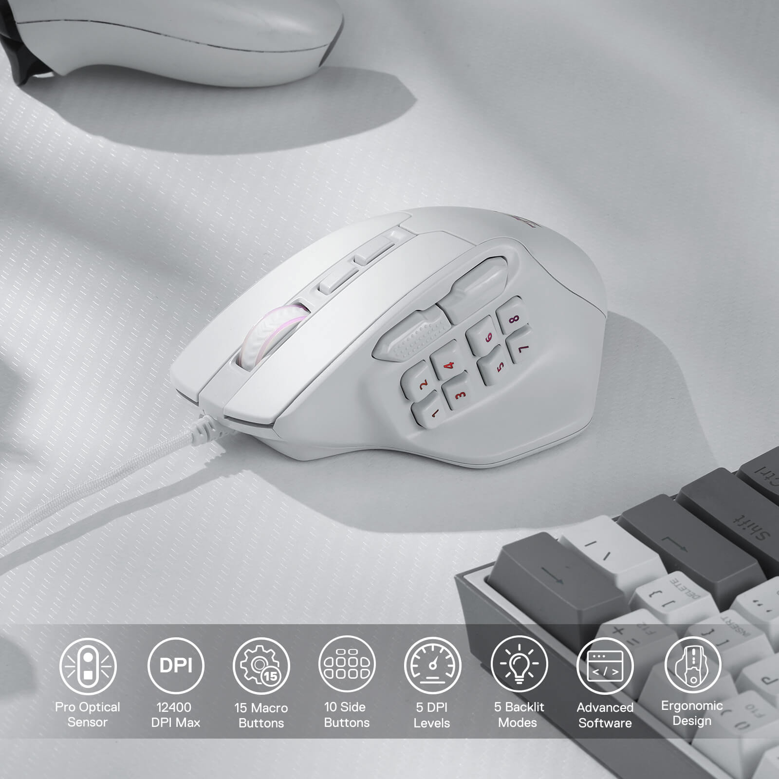 Redragon EU AATROX M811 MMO Gaming Mouse