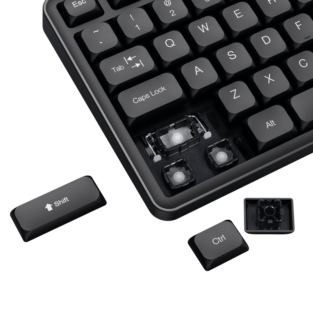 Redragon EU BS7634 Wireless Keyboard and Mouse Combo, 104 Keys 2.4Ghz Wireless Low-Profile Membrane Keyboard w/Low Profile Design, Ergnomic Comfort Grip, 4000 DPI Max Mouse