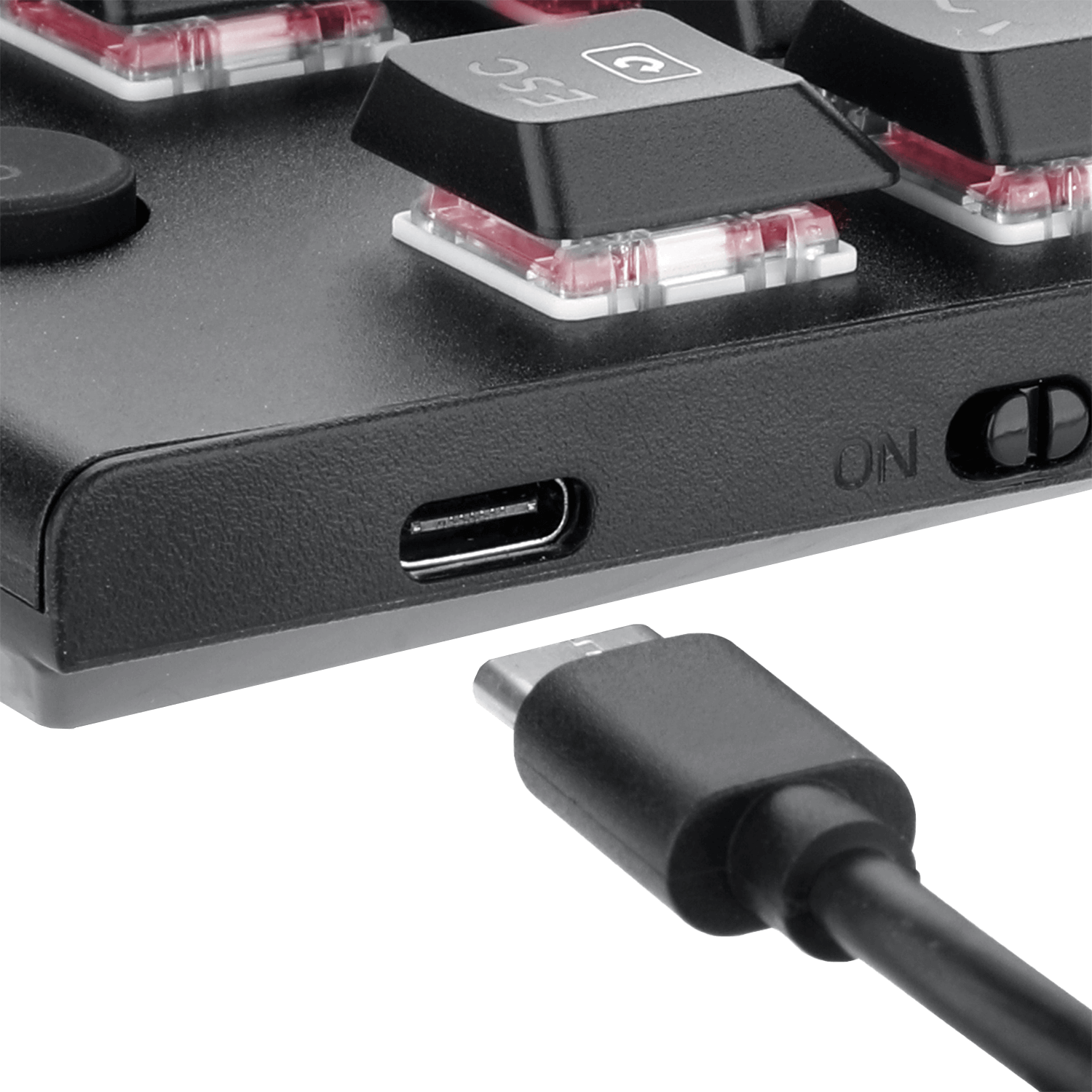 Redragon EU K618 Horus Wireless RGB Mechanical Keyboard, Bluetooth/2.4Ghz/Wired Tri-Mode Ultra-Thin Low Profile Gaming Keyboard