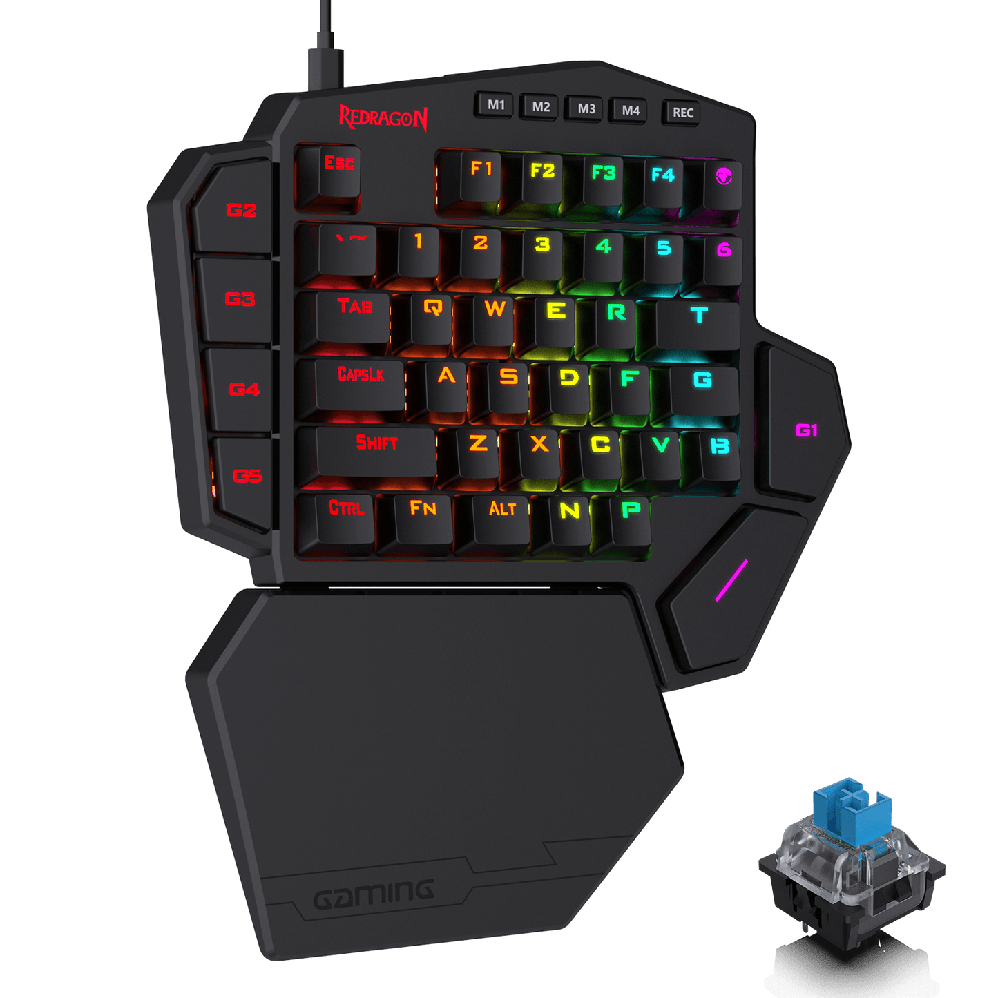 Redragon EU DITI K585 wired one-handed (Blue Switches)