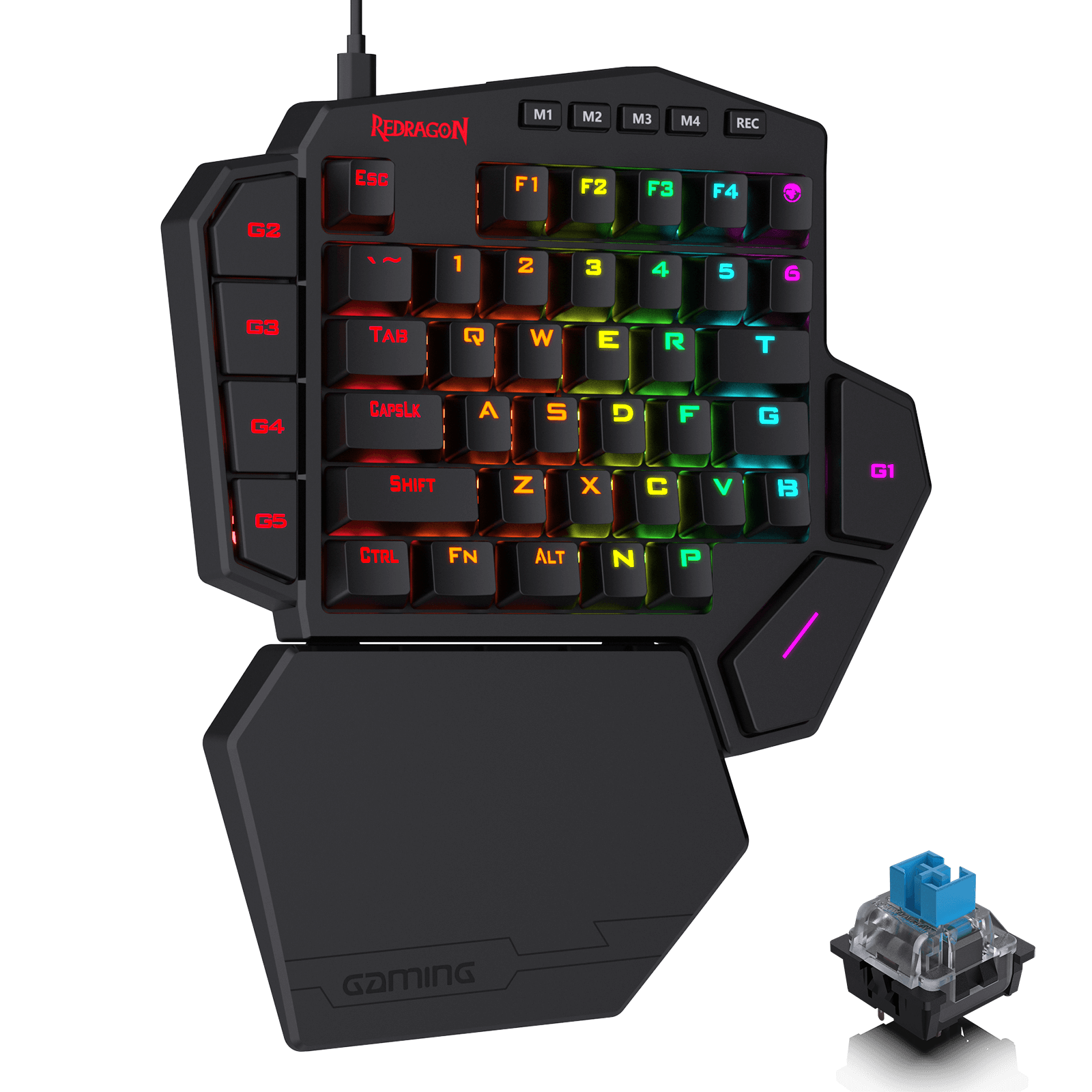Redragon EU DITI K585 wired one-handed (Blue Switches)