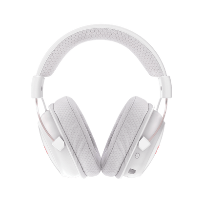 Redragon EU H510 PRO 3-Mode RGB White Gaming Headset - 7.1 Surround Sound - 53MM Audio Drivers in Memory Foam Ear Pads w/Durable Fabric Cover- Multi Platforms Headphone - USB Powered for PC/PS4/NS