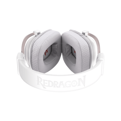 Redragon EU H510 PRO 3-Mode RGB White Gaming Headset - 7.1 Surround Sound - 53MM Audio Drivers in Memory Foam Ear Pads w/Durable Fabric Cover- Multi Platforms Headphone - USB Powered for PC/PS4/NS