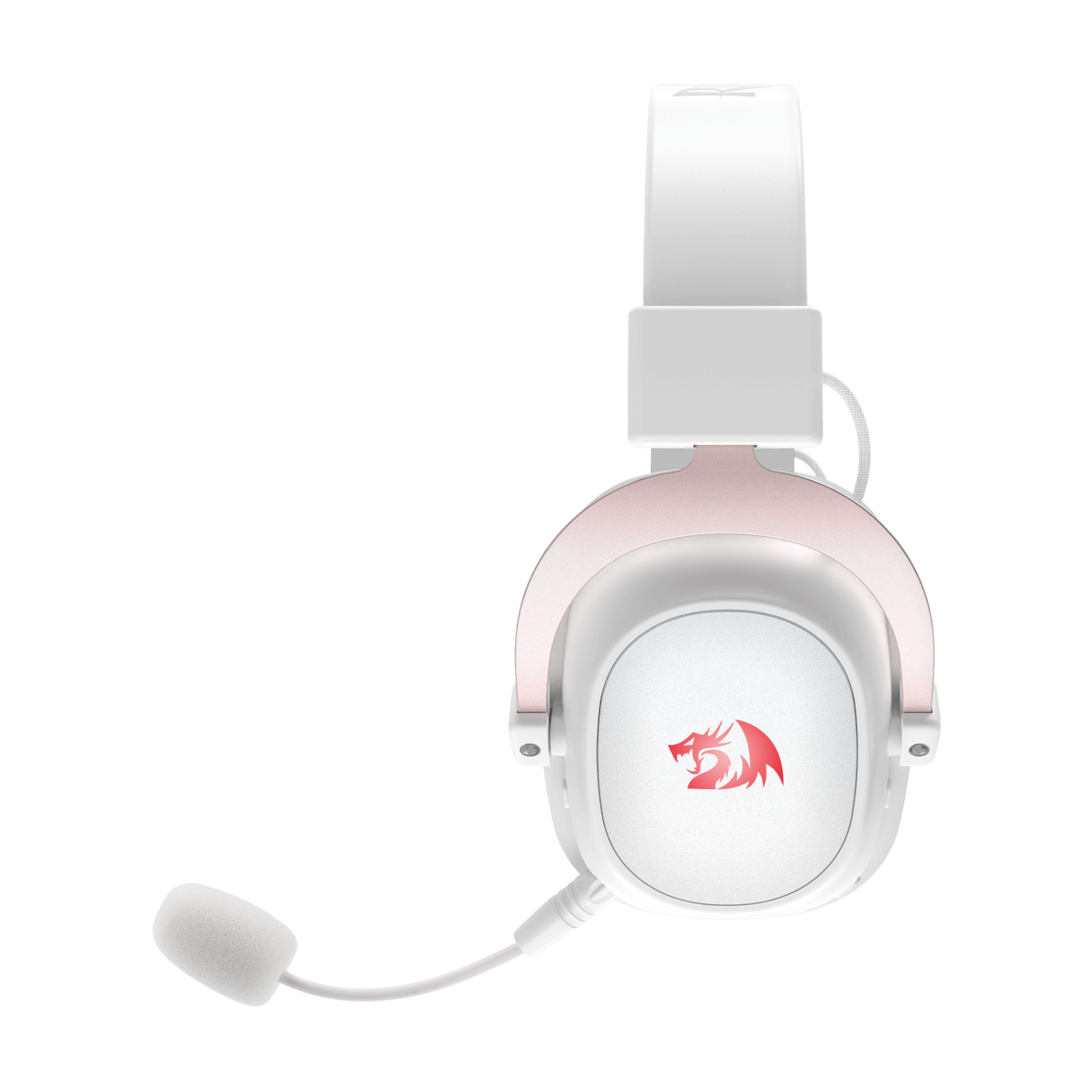 Redragon EU H510 PRO 3-Mode RGB White Gaming Headset - 7.1 Surround Sound - 53MM Audio Drivers in Memory Foam Ear Pads w/Durable Fabric Cover- Multi Platforms Headphone - USB Powered for PC/PS4/NS