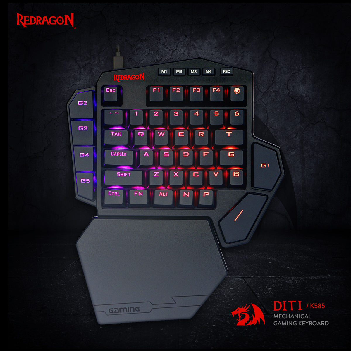 Redragon EU one handed keyboard