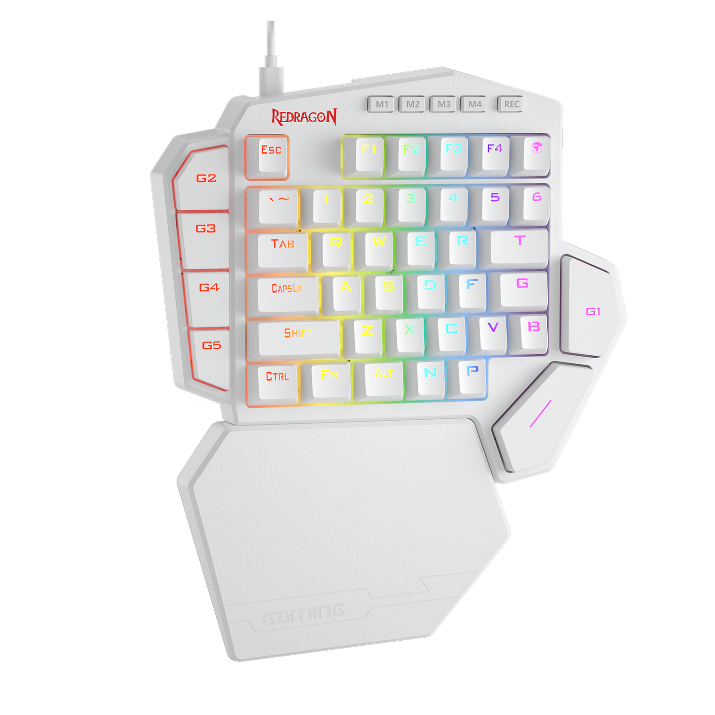 redragon EU k585 diti white one-haned keypad | show
