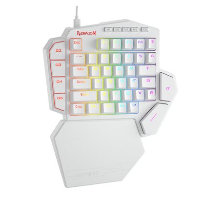 redragon EU k585 diti white one-haned keypad | show