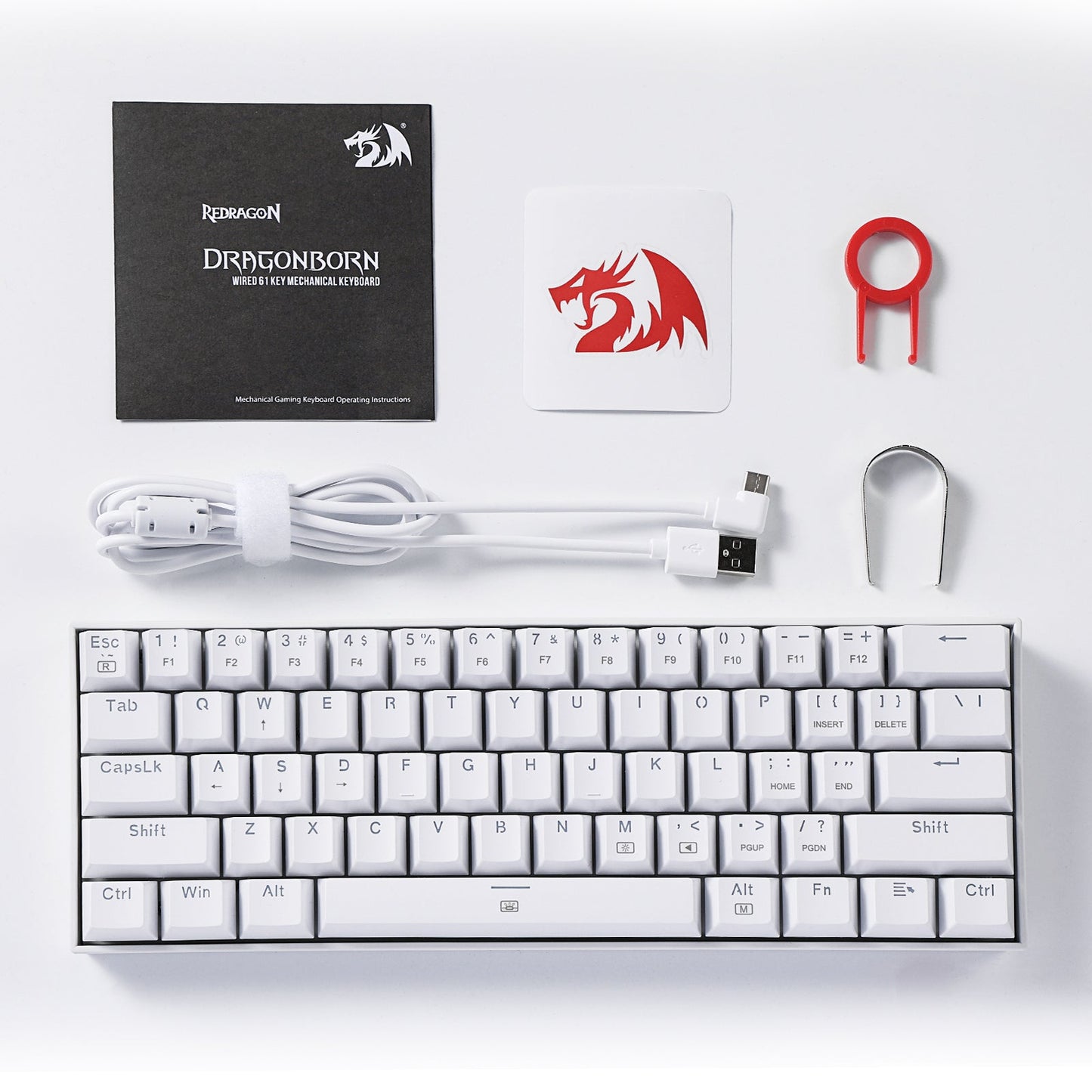 Redragon EU K630 Dragonborn 60% Wired RGB Gaming Keyboard
