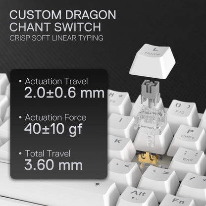 Redragon EU K709 65% Wired Gasket RGB Gaming Keyboard, 68 Keys Hot-Swap Compact Mechanical Keyboard w/Free-Mod Socket, 3-Layer Noise Dampening & Dedicated Arrow Keys, Quiet Custom Linear Switch