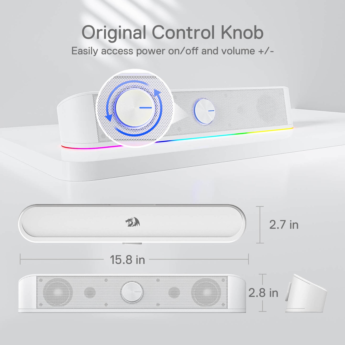 redragon EU GS560 RGB Desktop Soundbar