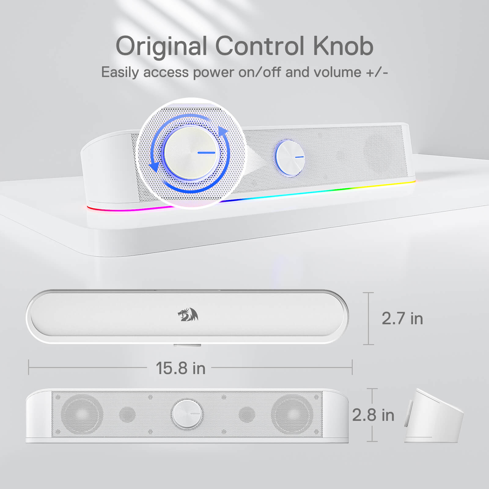 redragon EU GS560 RGB Desktop Soundbar