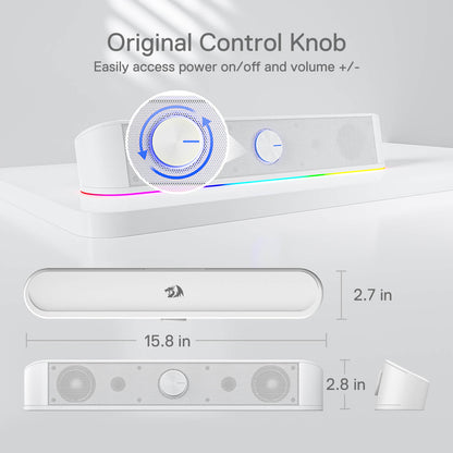 redragon EU GS560 RGB Desktop Soundbar
