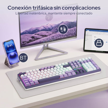 Teclado Redragon K745 PRO: amortiguación del ruido para un sonido suave y contundente