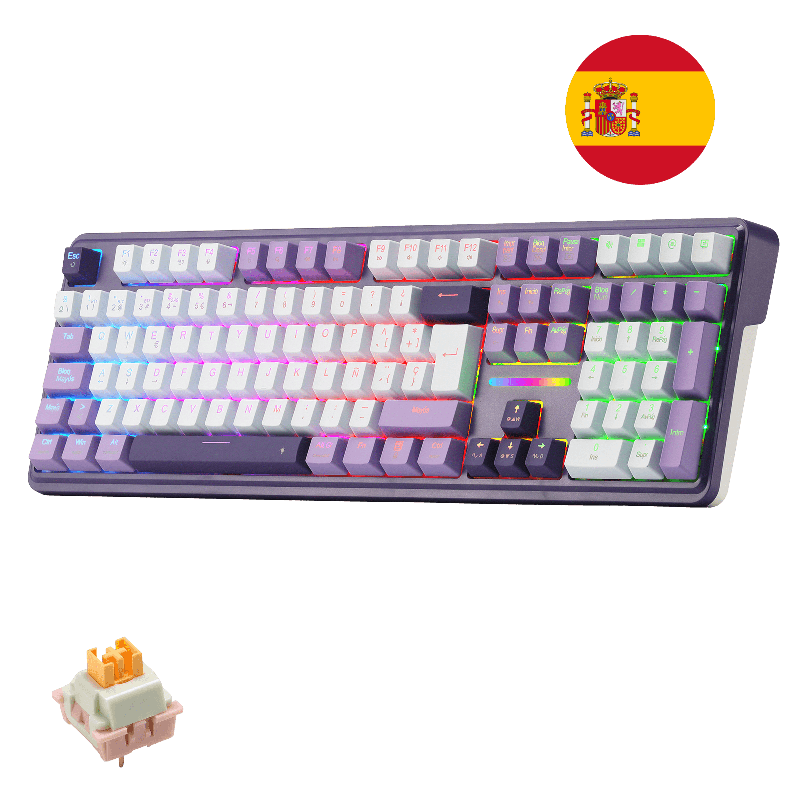 Teclado Redragon K745 PRO 4 teclas de acceso rápido | Teclas de acceso rápido adicionales,