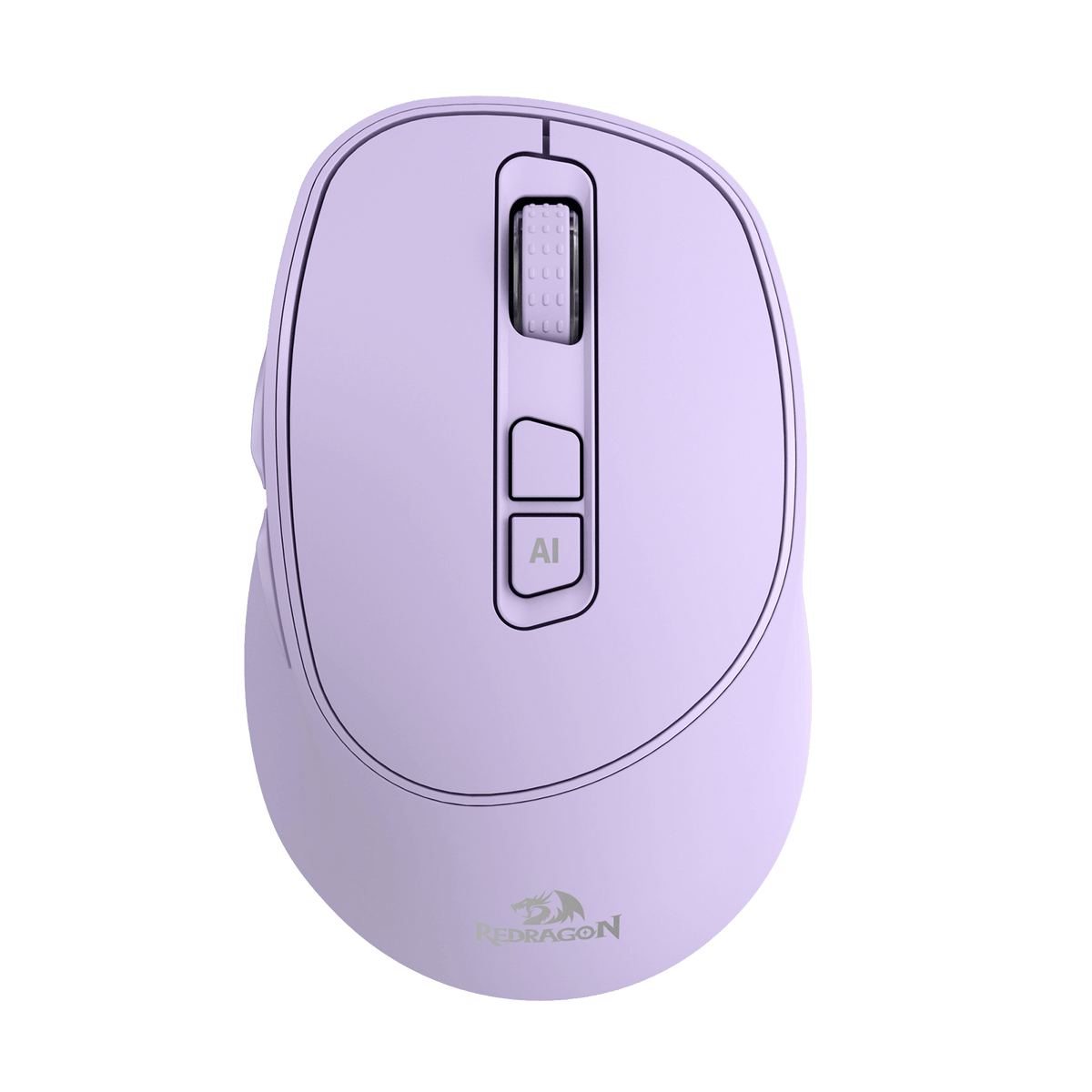 Redragon EU BM4195 AI Smart Wireless Mouse, 2.4G & BT Computer Office Mouse, Translate & Voice Typing, 5 DPI Adjustable, Ergonomic Design, Long Battery Life, for Laptop/Desktop/PC, Purple | show