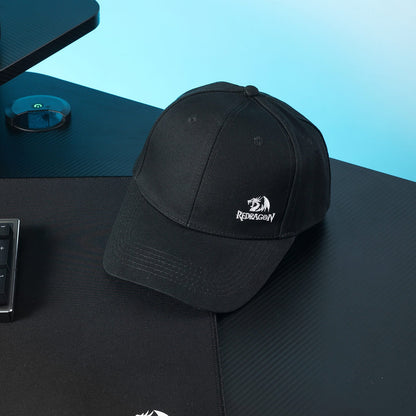 Redragon Black Brown Lightweight Unstructured Adjustable baseball Hat