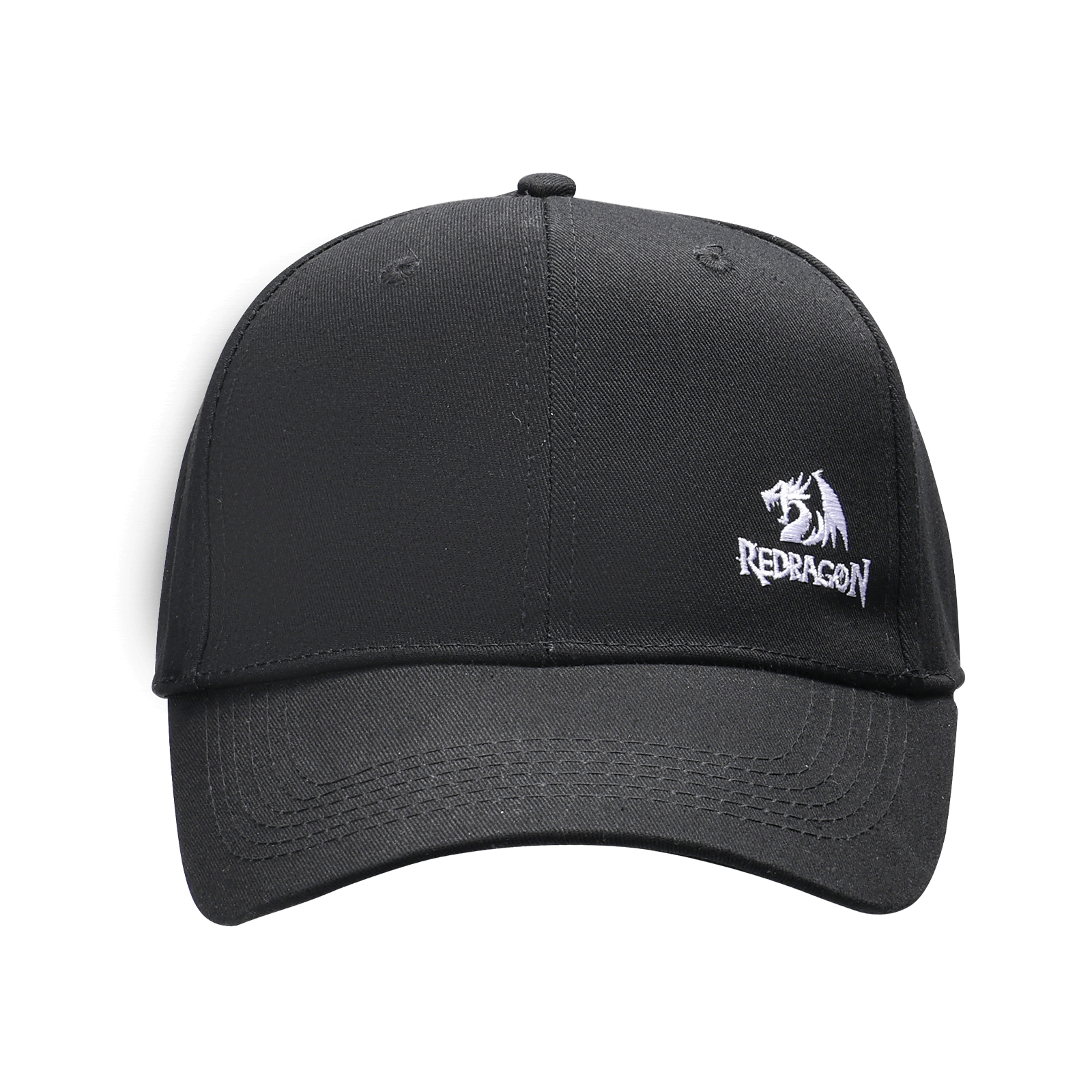 Redragon Black Brown Lightweight Unstructured Adjustable baseball Hat