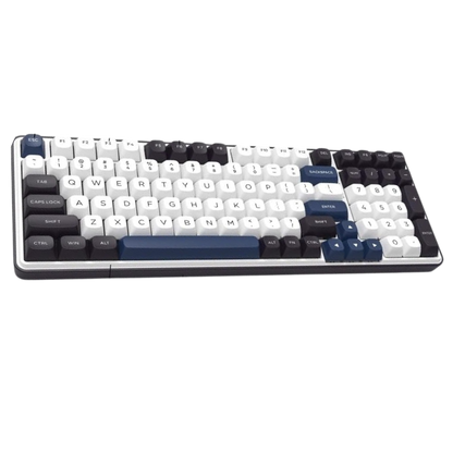 Mechanical keyboard  on a black background