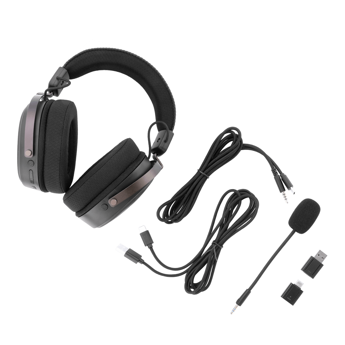 Redragon EU H831 Gaming Headset, RGB, 2.4GHz/BT/Wired, Black