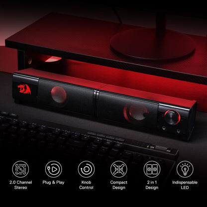 Redragon EU  GS550 Orpheus PC Gaming Speakers