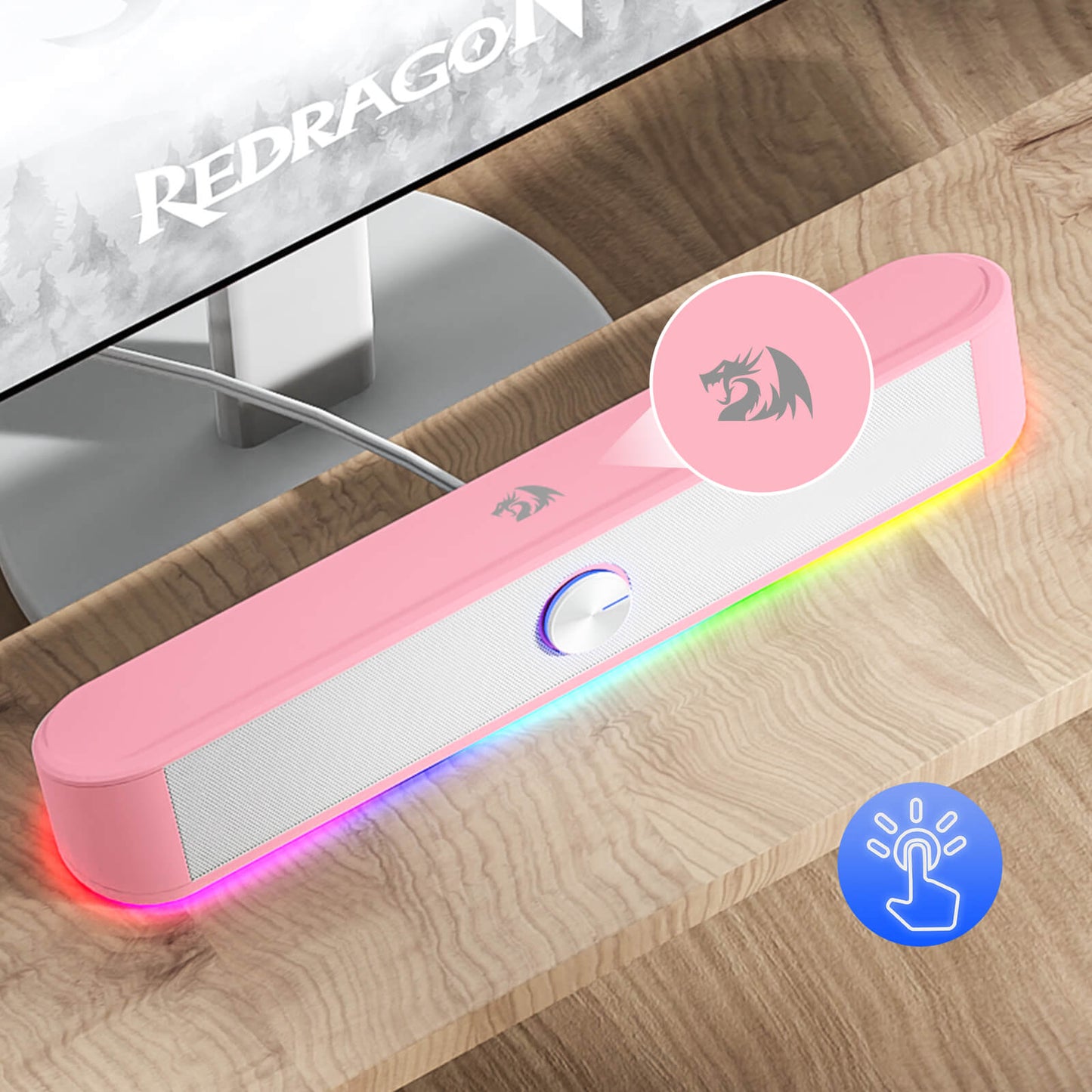 redragon EU GS560 RGB Desktop Soundbar