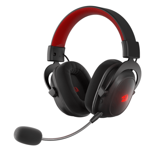 Redragon EU H510 PRO 3-Mode RGB Gaming Headset - 7.1 Surround Sound - 53MM Audio Drivers in Memory Foam Ear Pads w/Durable Fabric Cover- Multi Platforms Headphone - USB Powered for PC/PS4/NS | show