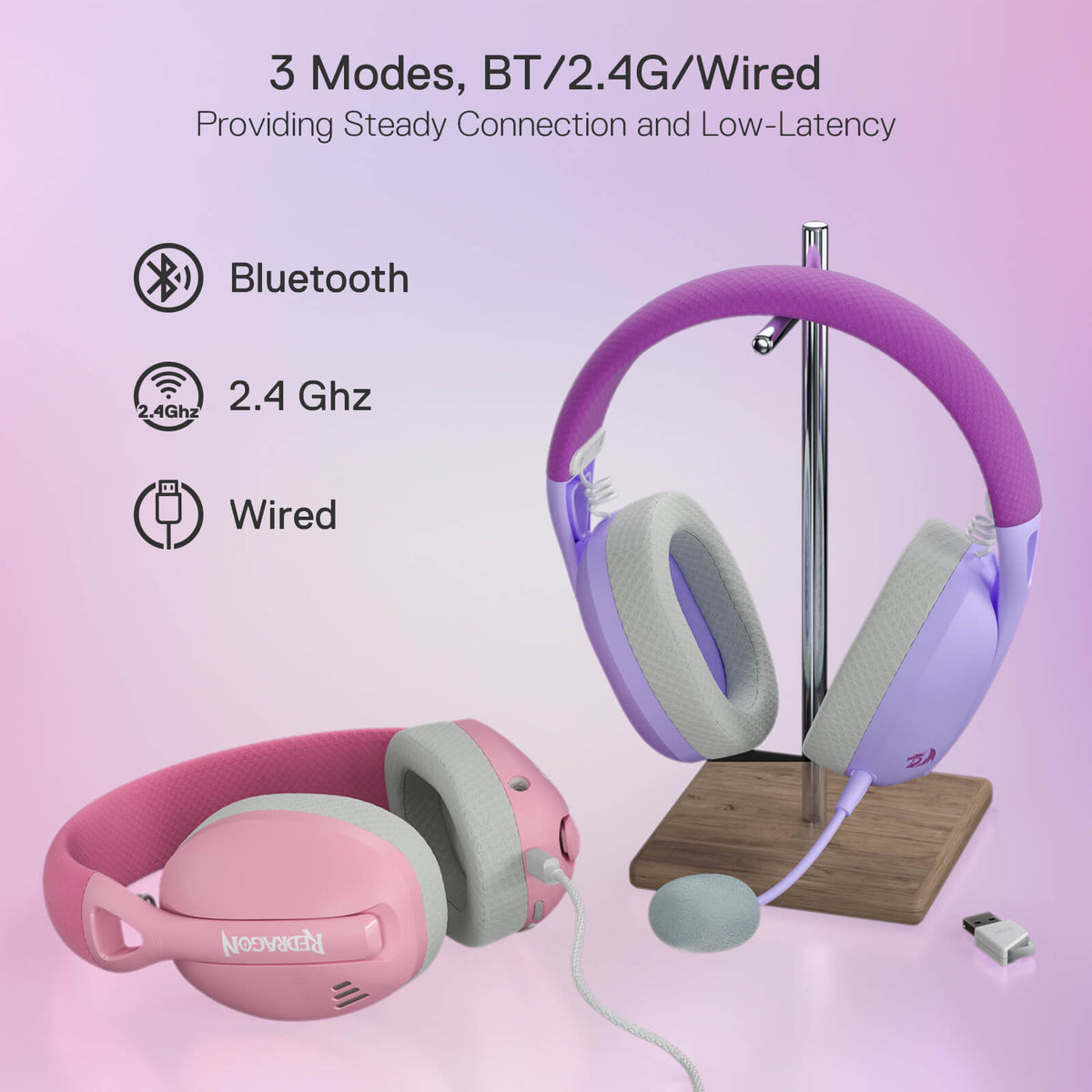 Redragon EU H848 Bluetooth Wireless Gaming Headset