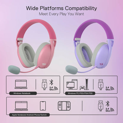Redragon EU H848 Bluetooth Wireless Gaming Headset