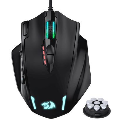 Redragon EU M908 Impact RGB LED MMO Gaming Mouse with 12 Side Buttons | show