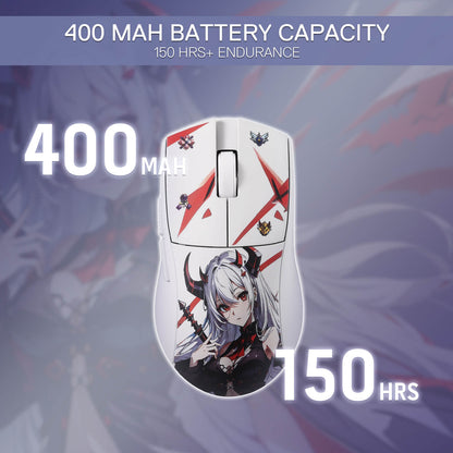 Redragon EU, 400 Mah battery capacity, 150 HRS endurance