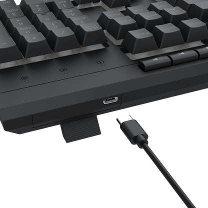 Redragon EU K525 RGB Backlit Membrane Gaming Keyboard with Multimedia Keys, Linear Mechanical-Feel Switch, 4 Extra On-Board Macro Keys, Dedicated Media Control, Detachable Wrist Rest
