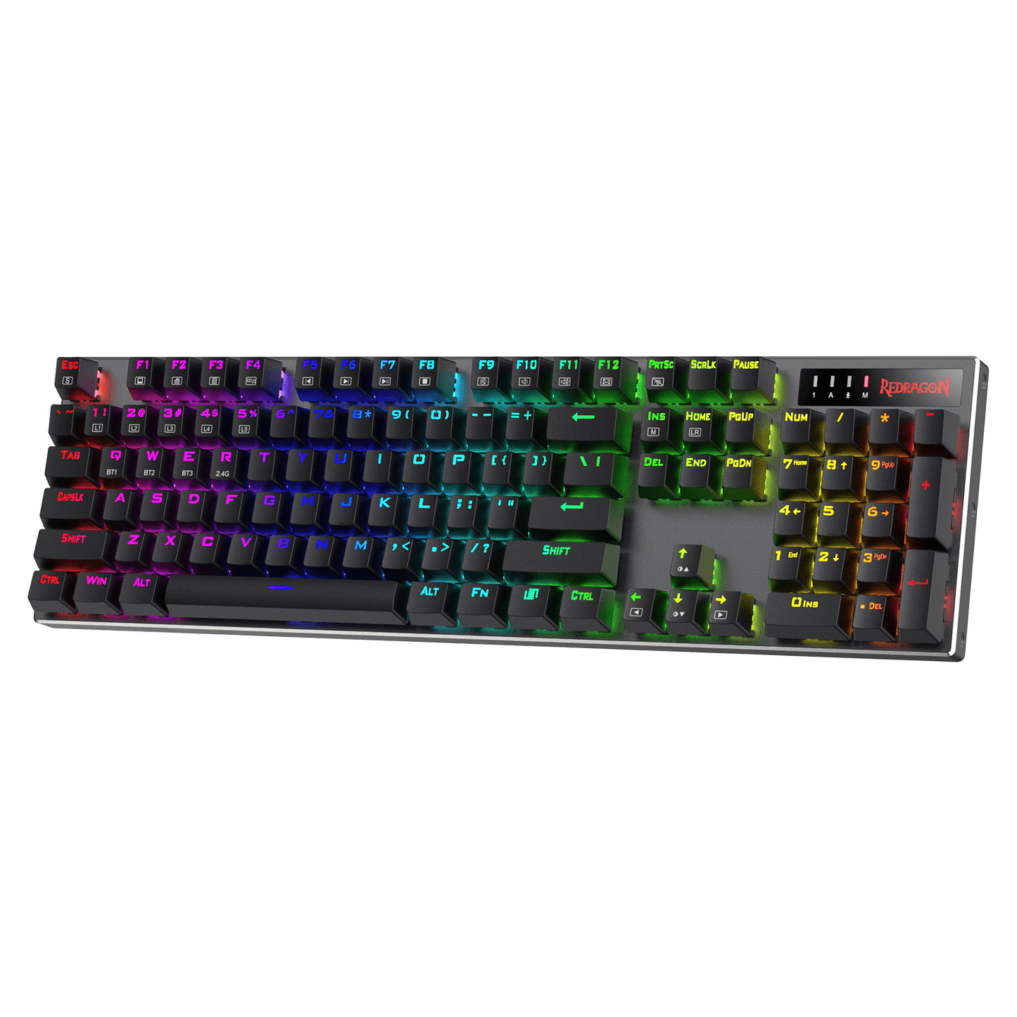 Redragon EU  K556 PRO Upgraded Wireless RGB aluminum Gaming Keyboard