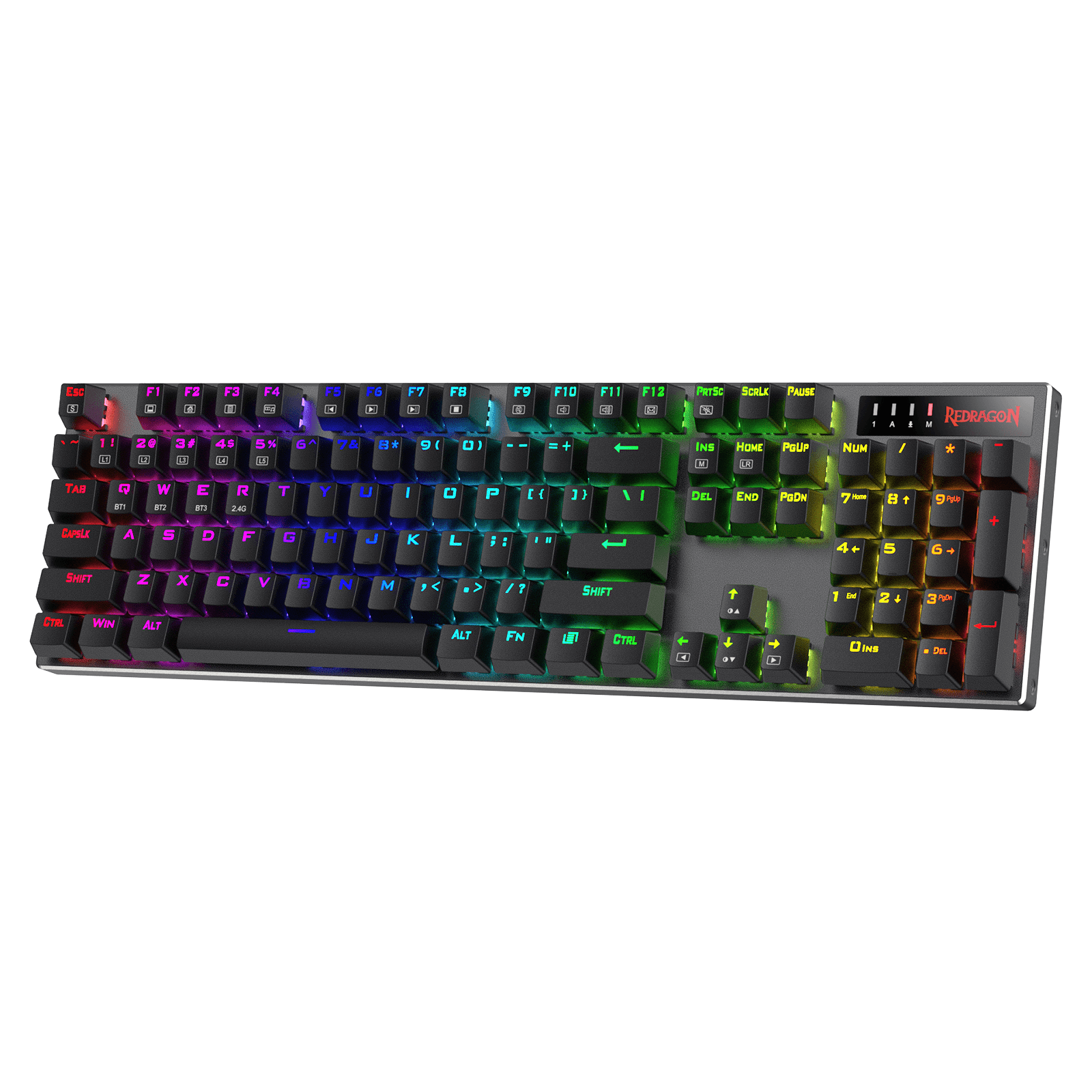 Redragon EU  K556 PRO Upgraded Wireless RGB aluminum Gaming Keyboard