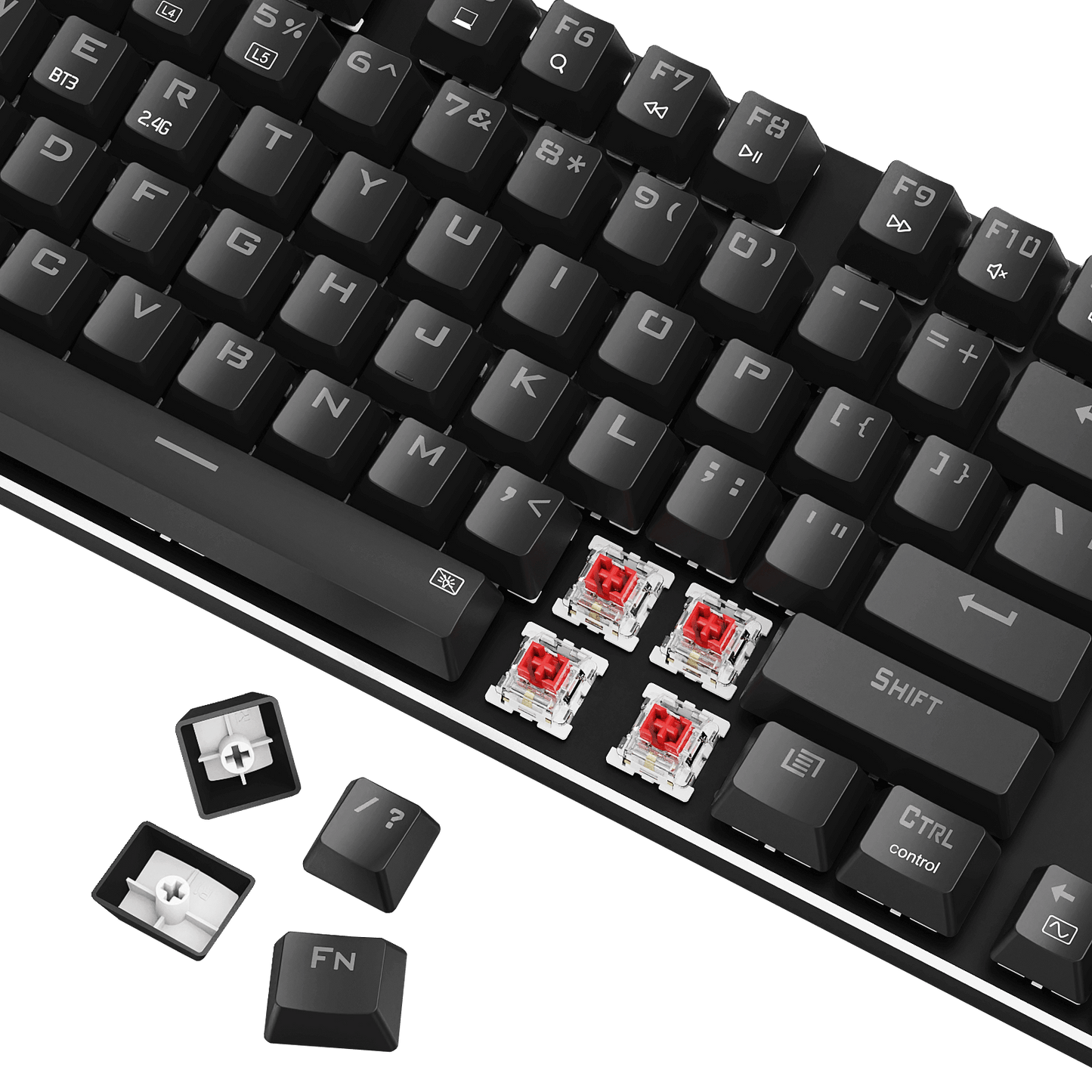 Redragon EU K556 TKL RGB Wired Mechanical Gaming Keyboard