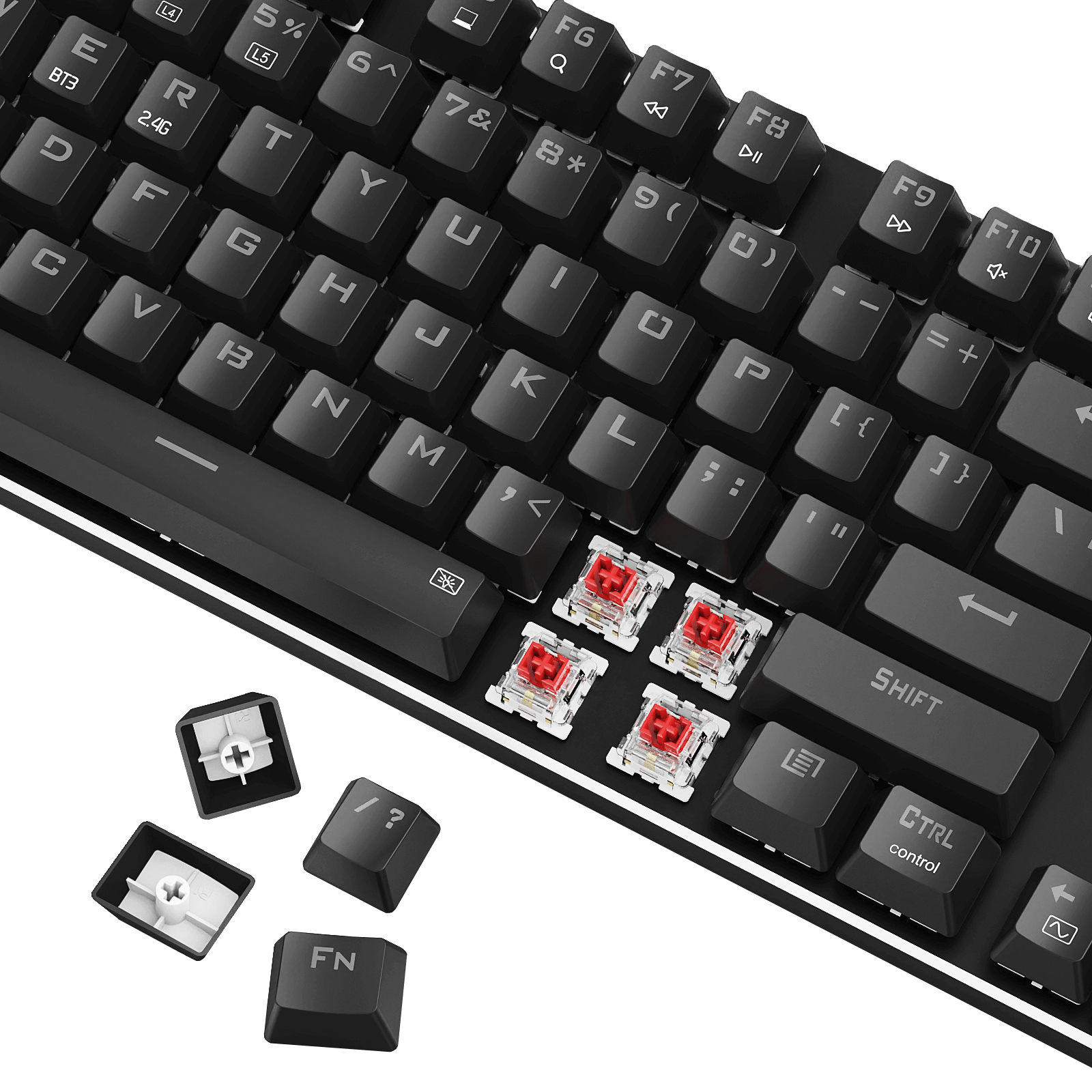 Redragon EU K556 TKL RGB Wired Mechanical Gaming Keyboard