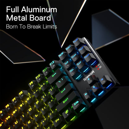 Redragon EU K556 TKL RGB Wired/Tri-Mode Wireless Mechanical Gaming Keyboard