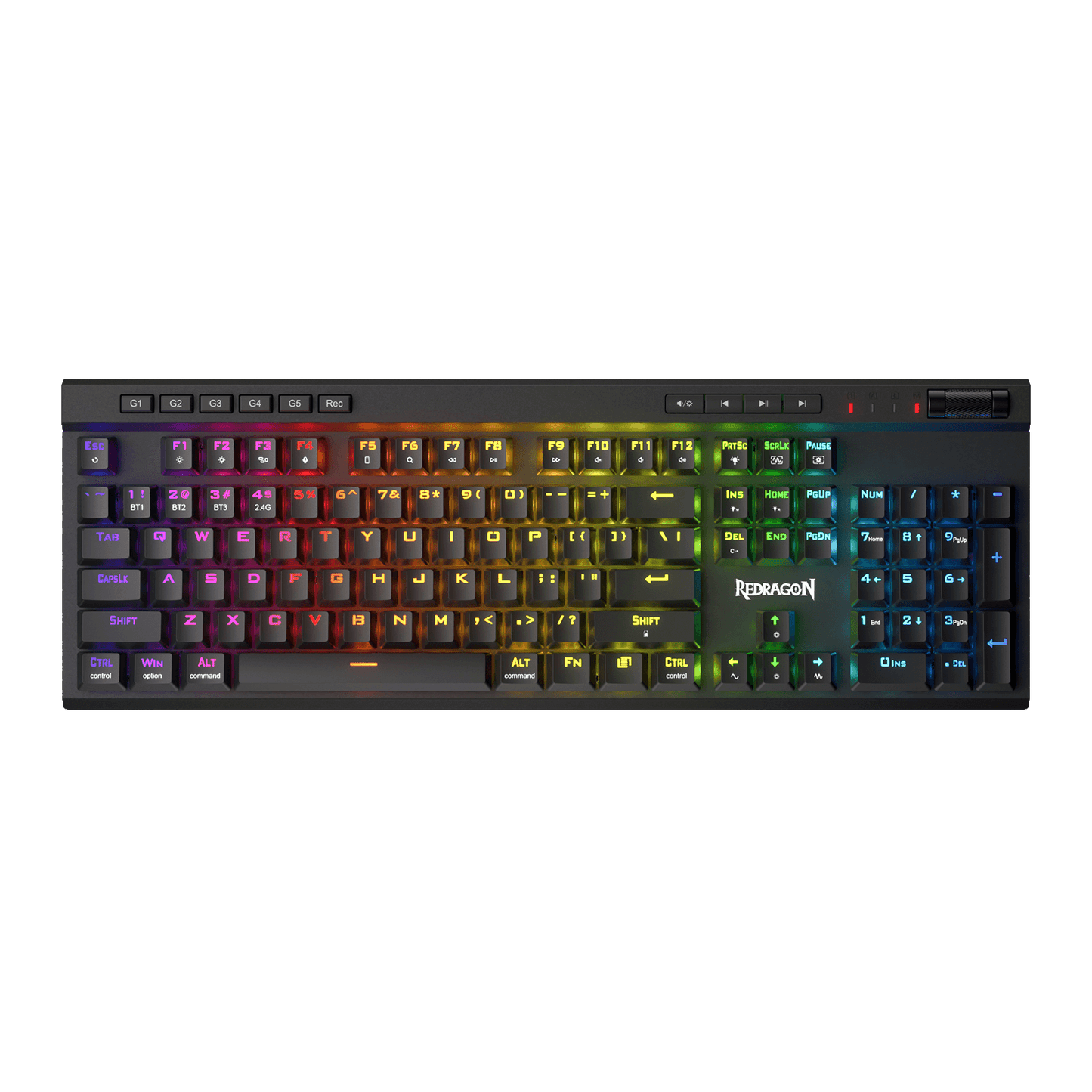 Redragon EU K580 PRO VATA RGB Backlit 3 Modes Mechanical Gaming Keyboard