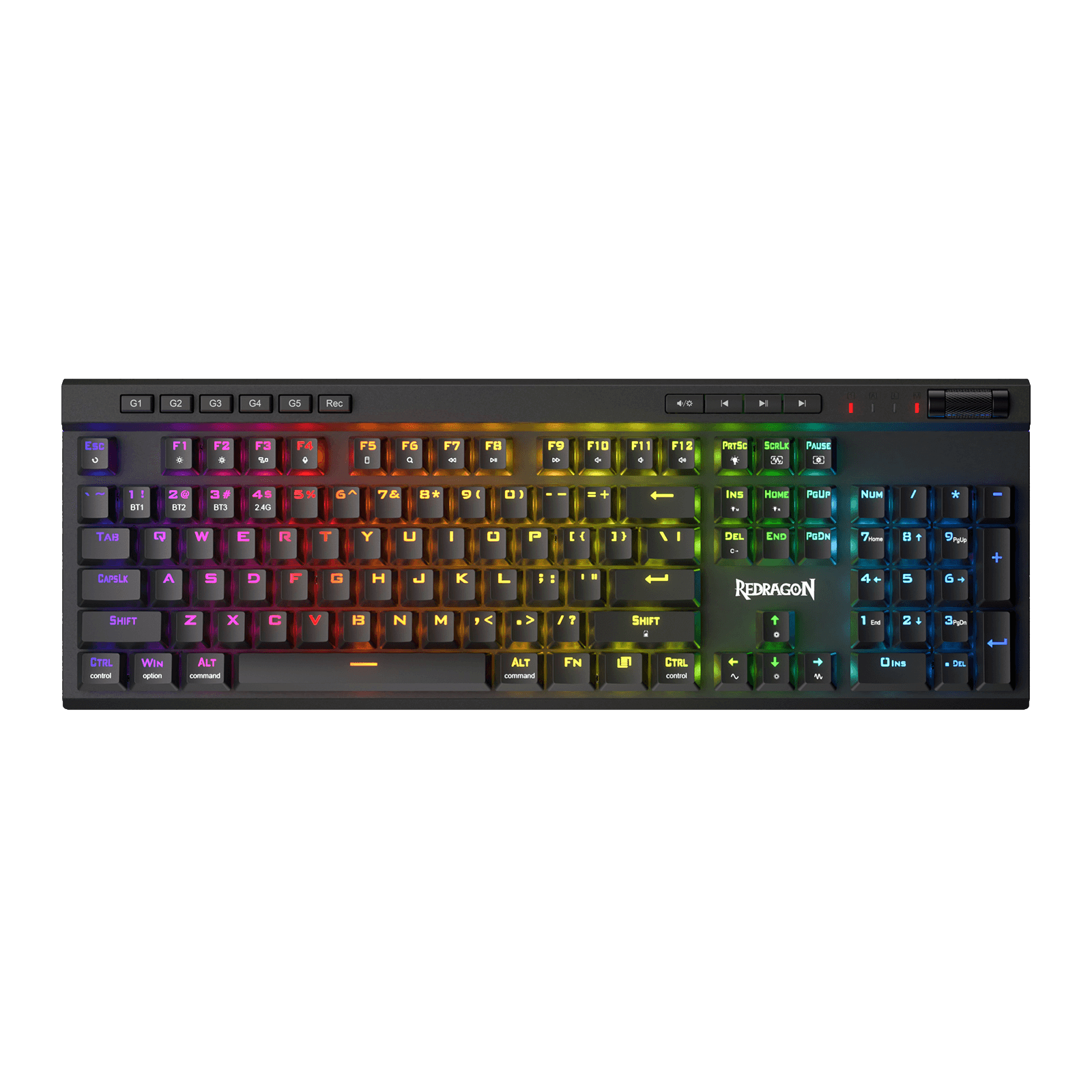 Redragon EU K580 PRO VATA RGB Backlit 3 Modes Mechanical Gaming Keyboard