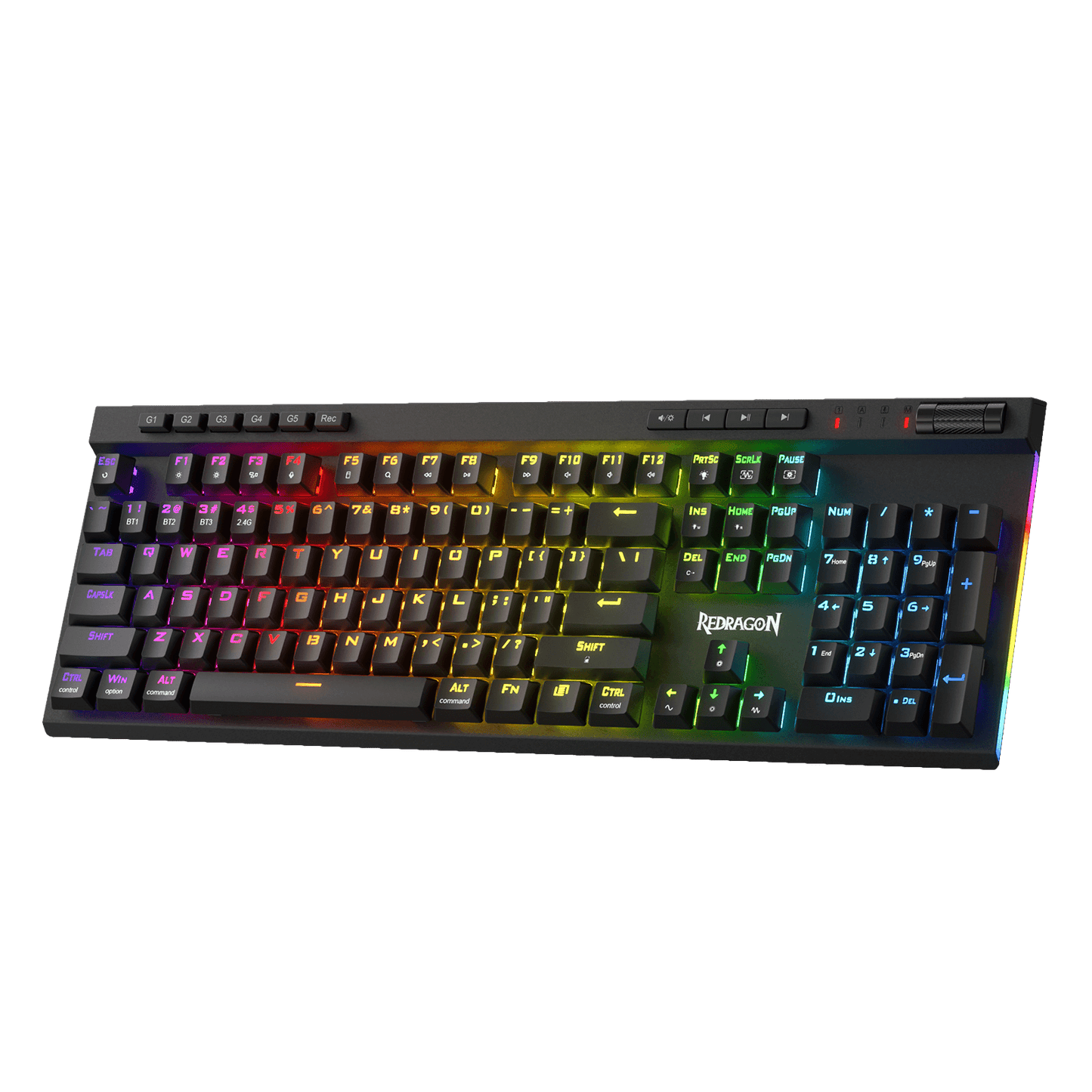 Redragon EU  K580 PRO VATA RGB Backlit 3 Modes Mechanical Gaming Keyboard