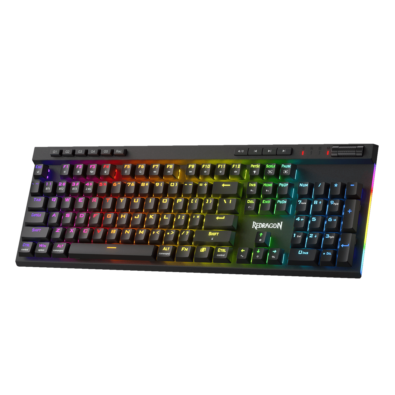 Redragon EU  K580 PRO VATA RGB Backlit 3 Modes Mechanical Gaming Keyboard