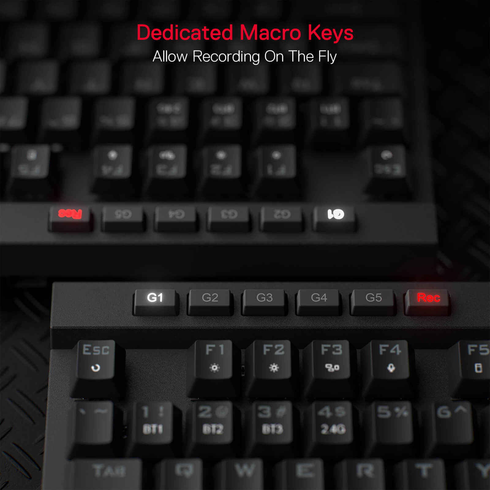 Redragon EU K580 PRO VATA RGB Backlit 3 Modes Mechanical Gaming Keyboard
