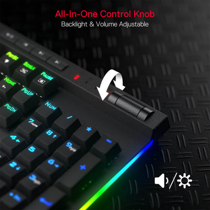 Redragon EU K580 PRO VATA RGB Backlit 3 Modes Mechanical Gaming Keyboard