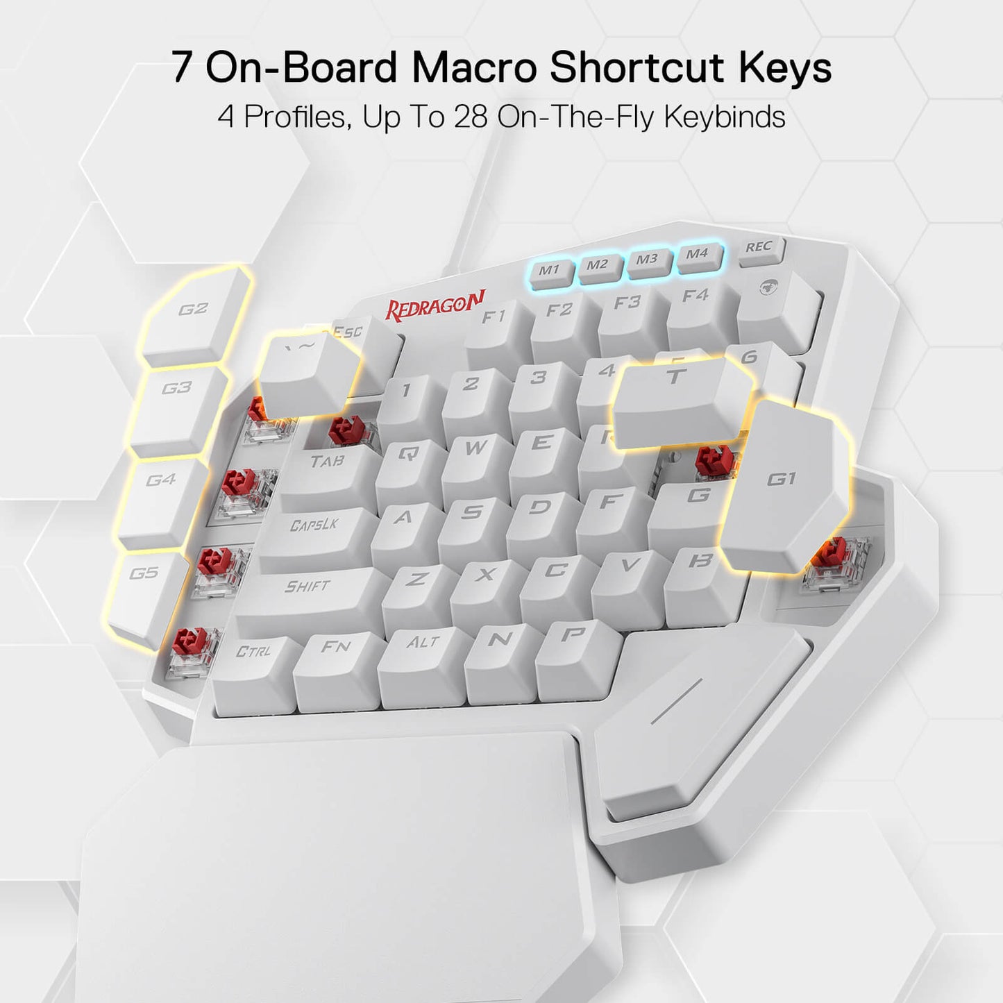Redragon EU K585 DITI One-Handed RGB Mechanical Gaming Keyboard