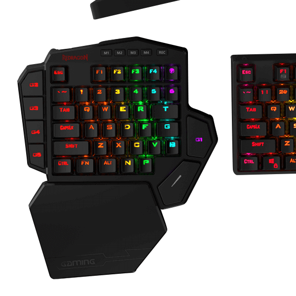 Redragon EU DITI K585 Wired/Wireless One-Handed Gaming Keypad